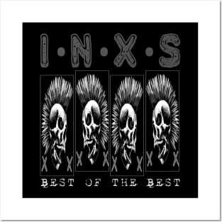 Inxs skull Posters and Art